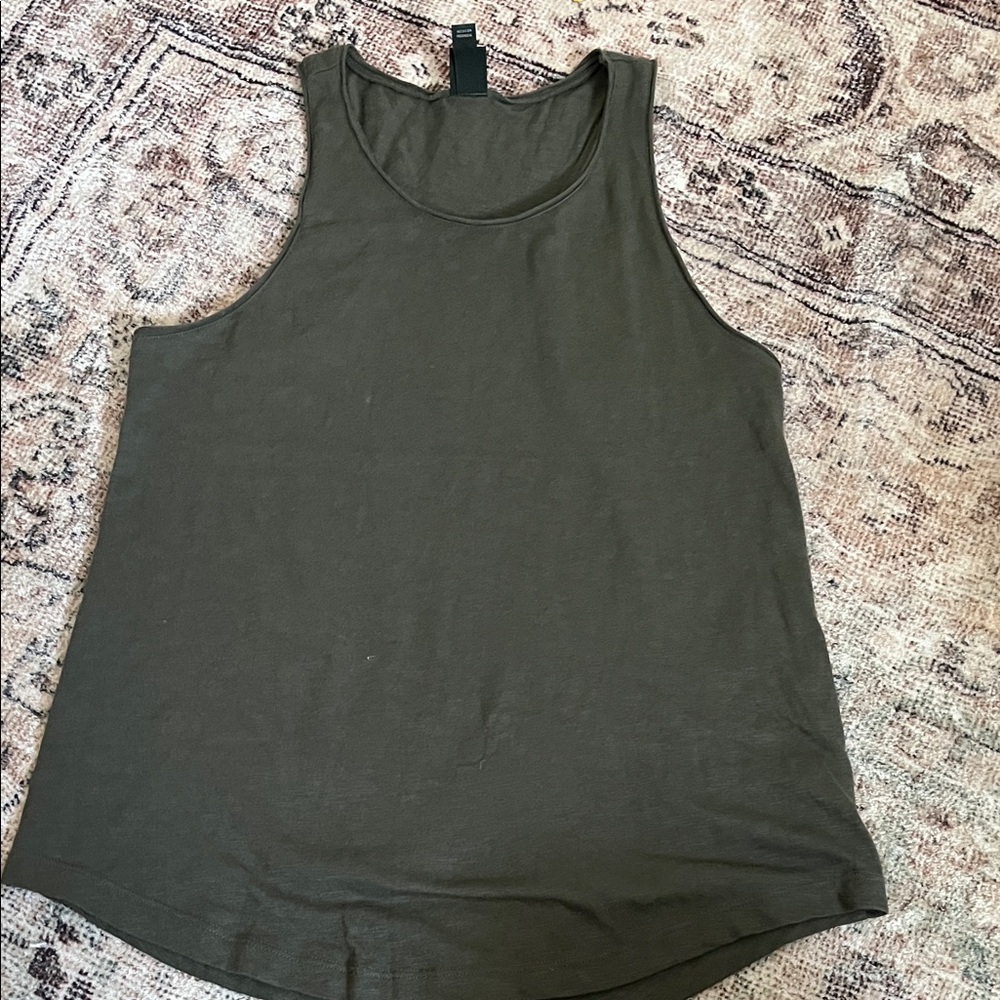 Wild Fable Dark Green Tank Top